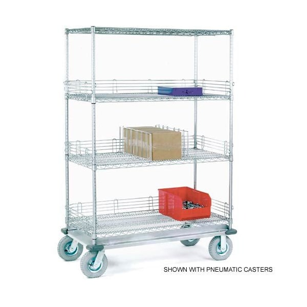 Nexel Chrome Wire Shelf Truck, 1600 lb. Capacity, 60inL x 18inW x 70inH 168232 - main